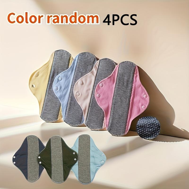 4pcs Leak-Proof & Waterproof Washable Incontinence Pads with Graphene Aseptic Technology for Elderly Care