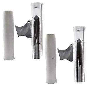 MARINE CITY Adjustable Fishing Rod Holder – Aluminum Flared Weld On (Pack of 2)
