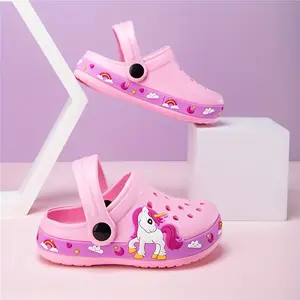 Kids' Closed-Toe Ink Splash Soft Sole Slippers - Breathable Fabric, Flat Sole, Comfortable Fit, Outdoor Water Shoes for Toddlers, Holiday Gift Barefoot Footwear