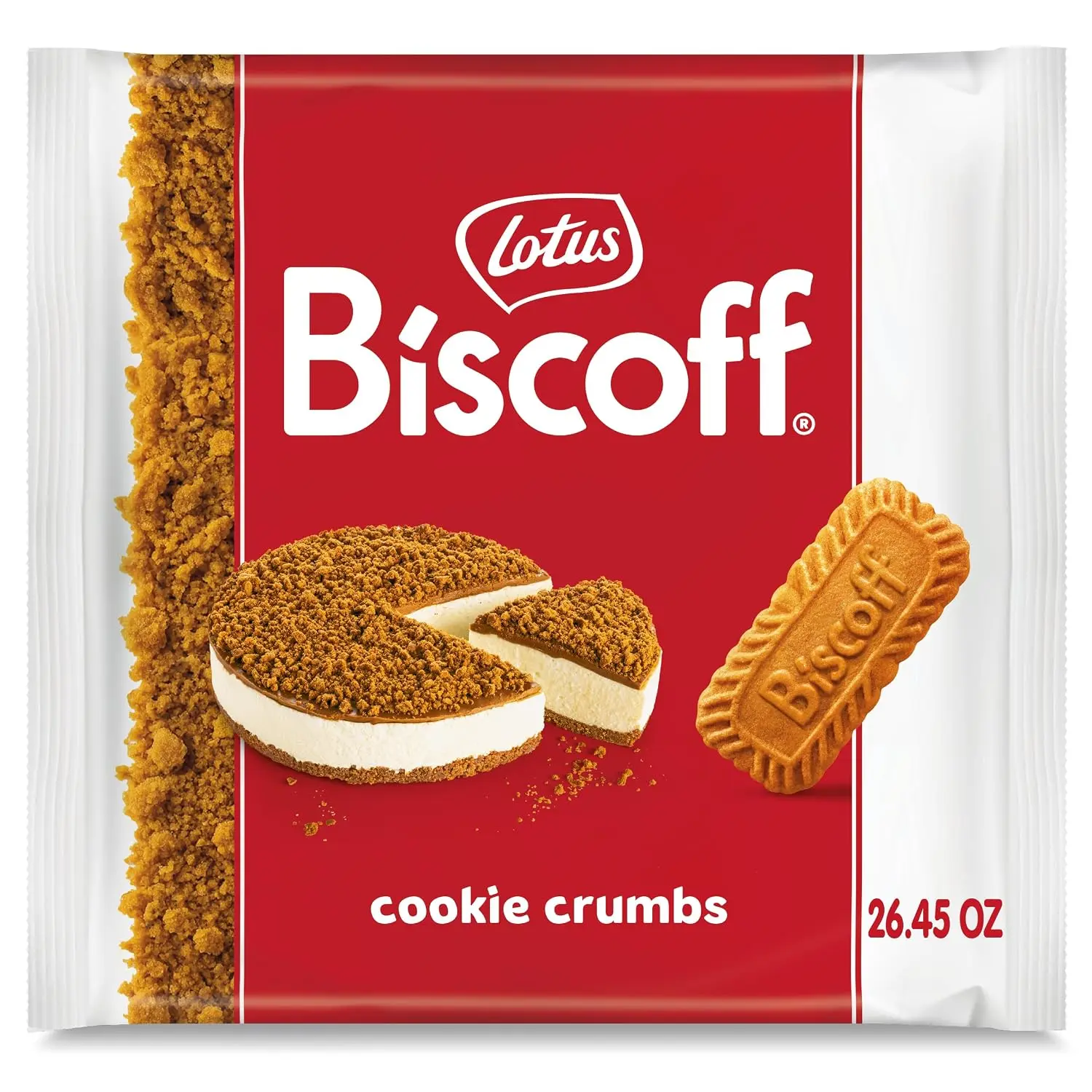Lotus Biscoff Crumble - Crumbled Caramelized Biscuit Cookies - 1.65 lbs bag