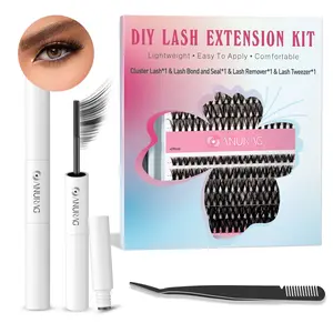 Eyelash 240pcs DIY Eyelash Expansion Kit 30+40D, Eyelash Waterproof Bonding and Sealing DIY Eyelash Extensions Eyelash Poly Bundle Waterproof Eyelash Poly Kit Cosmetics, Eyelash Extensions, Makeup, GiftsChristmas gifts, New Year gifts, Black Friday
