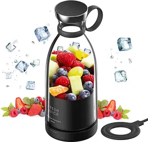 Mini Wireless Portable Blender Black