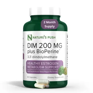 DIM 200mg Estrogen Balance for Women & Men Diindolylmethane Black Pepper for Non-cystic Acne, Hormone Balance, Menopause & Antioxidant Support Vegan Gluten Soy Free Non-GMO USA 2 month supply 60 caps Healthcare Fitness Dietary Supplement