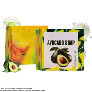 Avocado bath soap gently moisturizes and cleanses the skin, leaving pores refreshed and controlling oil. Body soap for bathing new tattoo