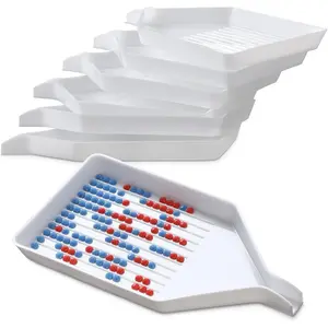 6PCS Plastic Diamond Art Painting Bead Sorting Trays (3.8 x 2.2 Inches), Accessories and Tools for DIY Crafts