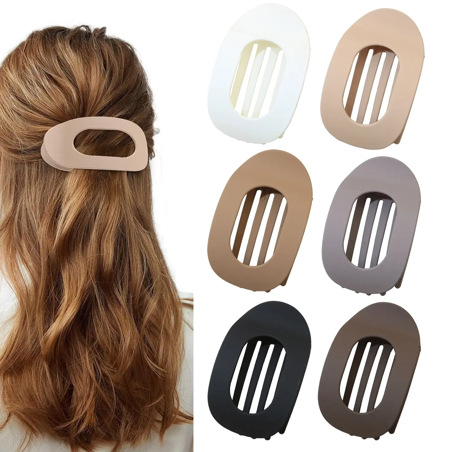 6 piece set C (oval duck clip)