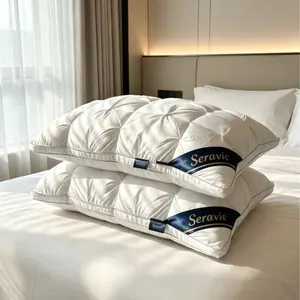 2pcs/4pcs Hotel Collection BedPillows,Original Soft Down Alternative Pillow forSleeping - Soft Support for Back, Stomach or SideSleepers,White,Gray,Pink, Pillows For Sleeping