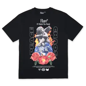 Peace And Chaos T Shirt Black