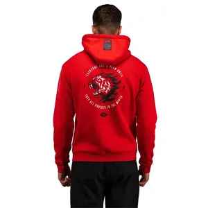 Venum x Mike Tyson Tiger Hoodie - Intense Red/Deep Black