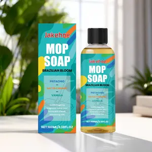 Aromatic Mop Soap Cleaner Liquid, Multi-Surface Floor Cleaning, Stain Removal, Fresh Scent, Long-Lasting Fragrance, Household Cleaners, Pistachio, Salted Caramel, Vanilla, Brazilian Bloom