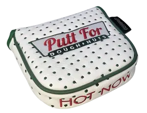 Donut Box (Putt for Dough-Nuts) Embroidered Mallet Putter Cover by ReadyGOLF