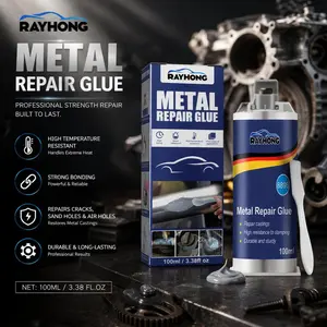 Metal Casting Glue 100ml High Temperature Resistant Welding Adhesive For Metal Castings Sand Holes Air Holes Cracks Strong Repair Glue