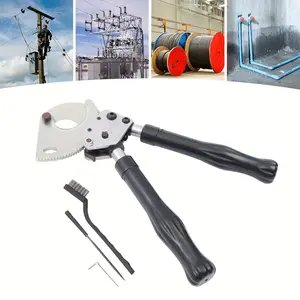 NEW Ratchet Cable Cutter Aluminum Armored Wire Cut Hand Tool