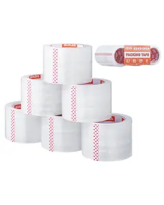 VEVOR Clear Packing Tape 6 Rolls 65 Yards Heavy Duty Clear Packing Tapes 2.7 Mil