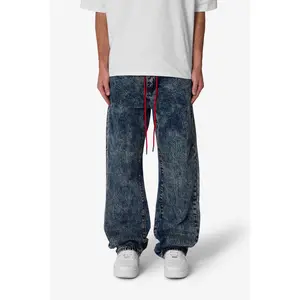 mnml Ultra Baggy Lace Band Denim - Blue mnml Ultra Baggy Lace Band Denim - Blue