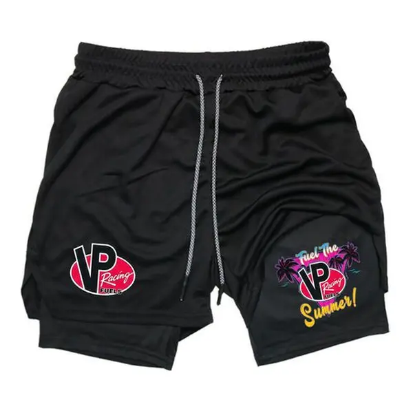 VP Racing Fuel The Summer Men’s Activewear 2-in-1 Shorts Gym, Running & Lounge Quick Dry Training Shorts for Men Everyday Summer Essential