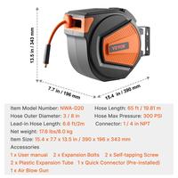 Upgraded - 3/8 IN x 65 FT - Enclosed