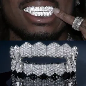 2pcs/ sets of hip-hop tooth braces, 16-tooth upper and lower braces, dental and oral punk braces, for makeup performers, jewelry