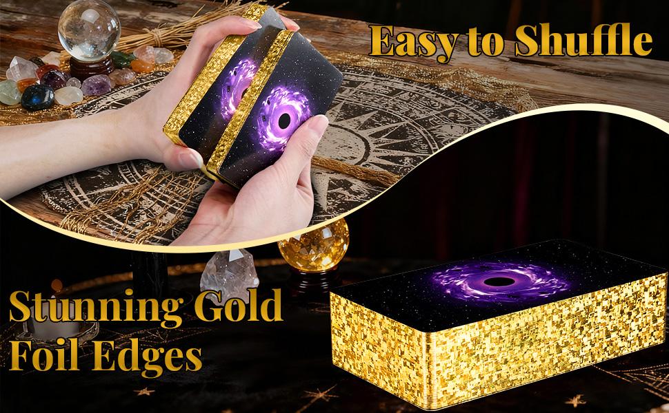 Tarot Cards with Meanings on Them for Beginners Classic Learning Training Tarot Deck Set with Message for Reading