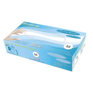 Bio Grip Nitrile Gloves - Blue