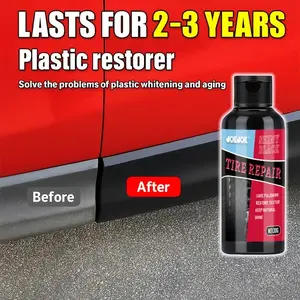 Car Repair Tool Kit for Restoring Plastic and Rubber, Ideal for Bumper and Dashboard, Jokjok Brand Shimmer Cream Cleaner
