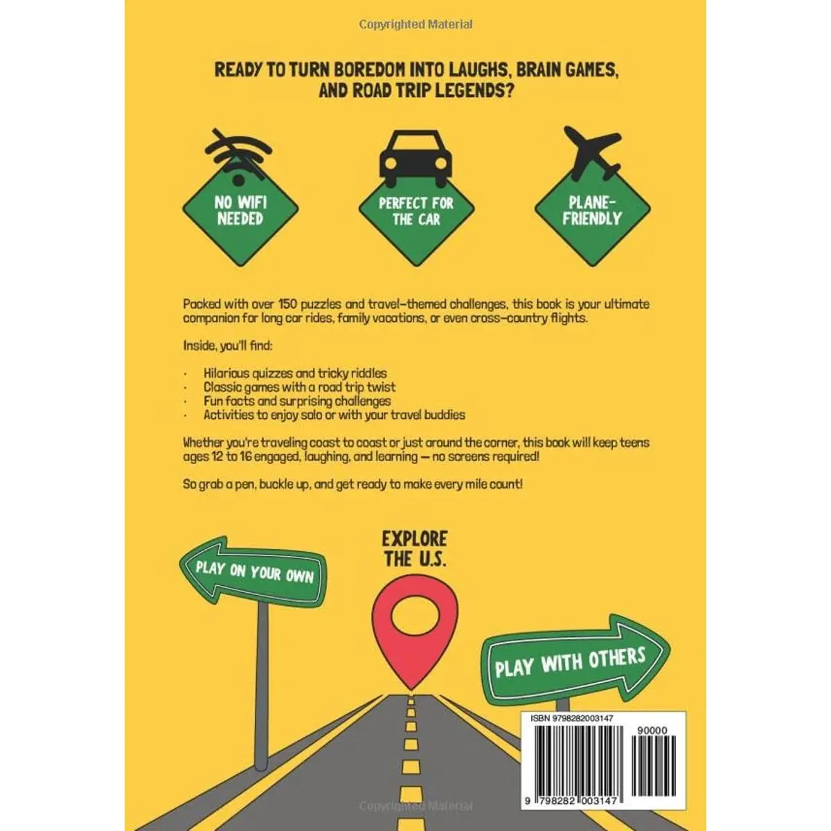Road Trip Game Book for Teens: Fun Brain Puzzles and Travel Games