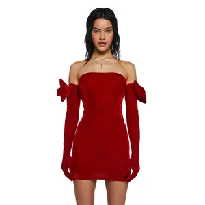 Pretty Perfection Mini Dress Set - Red