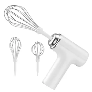 Wireless Electric Egg Beater — Handheld Food Mixer with 3 Speed Settings