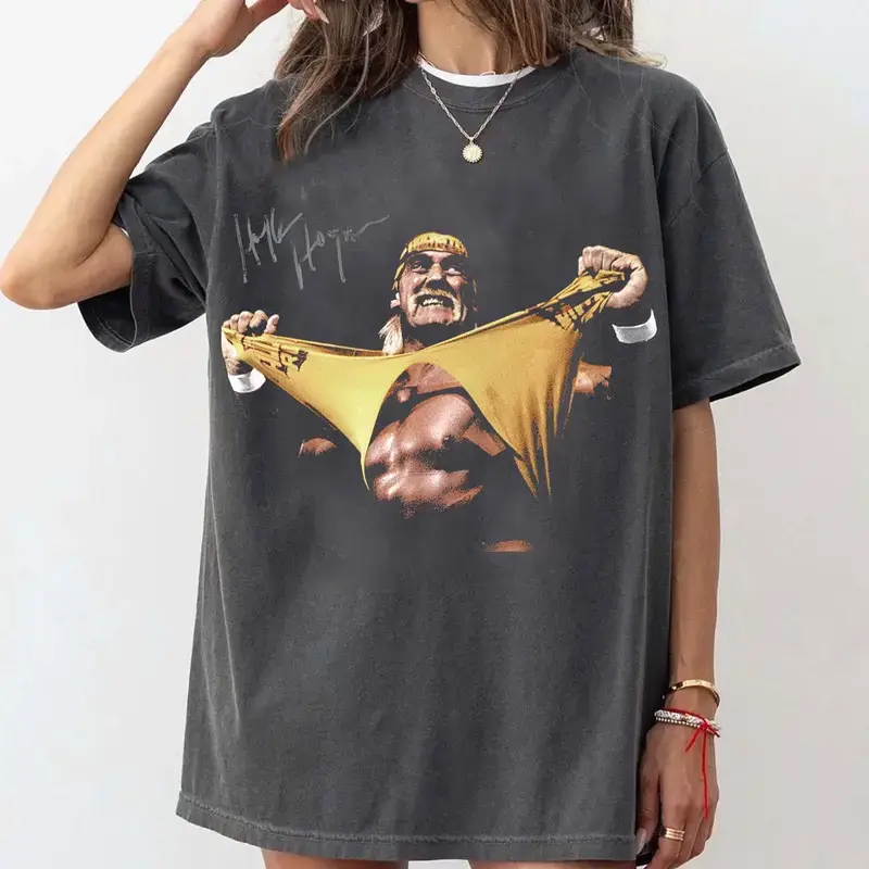 Hulk Hogana Shirt, Graphic S-5XL Unisex Shirt, For Men and Women,