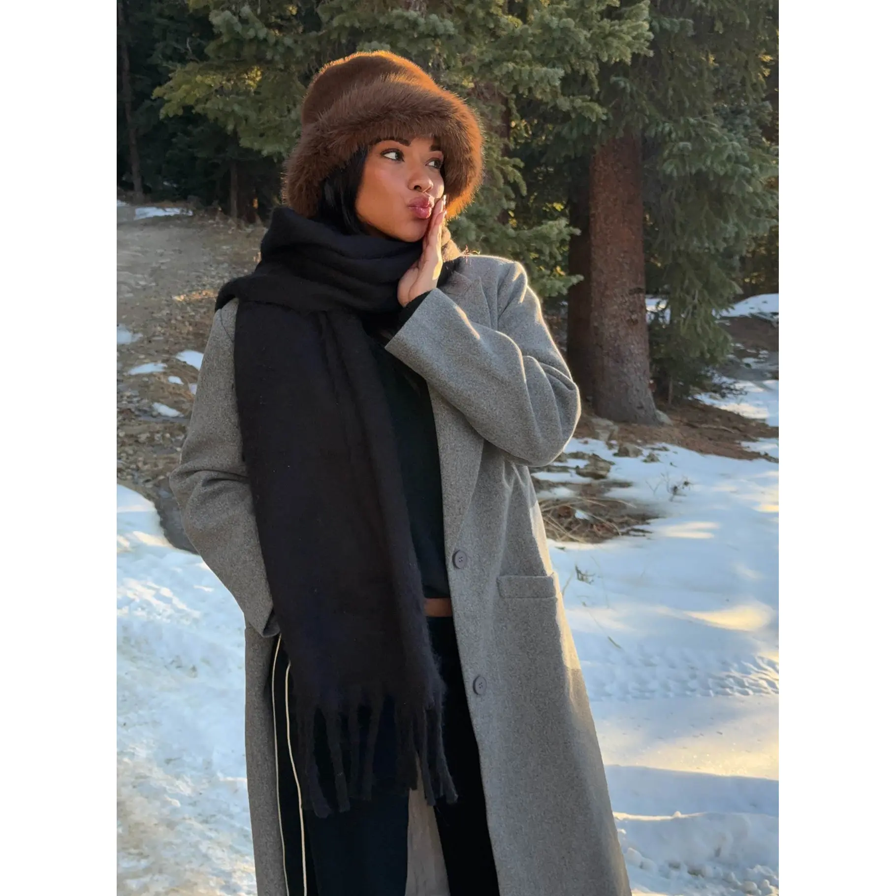 July Scarf Black