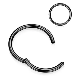 Fashion pierced nose rings for men and women, stainless steel seamless earrings, hypoallergenic earrings and nose rings for men and women