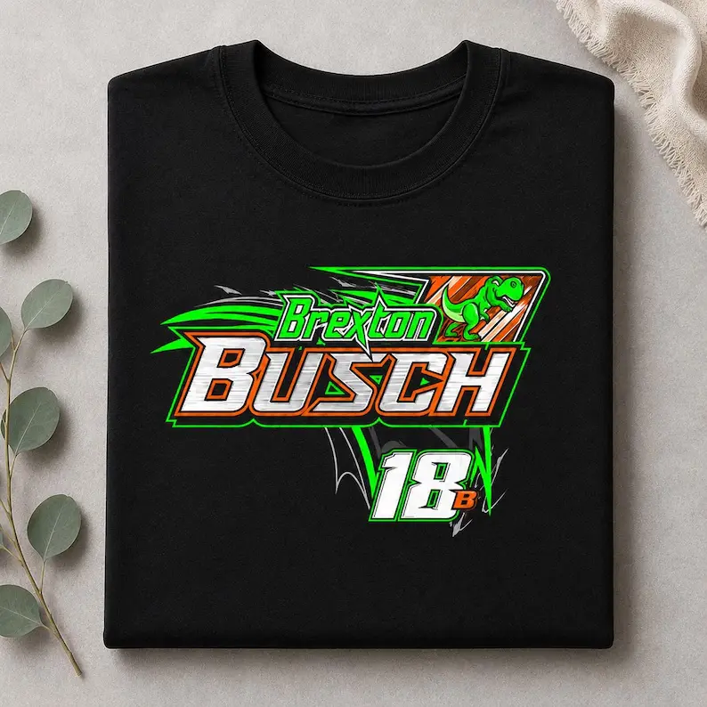Brexton Busch Shirt, Kyle Busch Tribute T-shirt, Kyle Busch Memorial TShirt, Retro Motorsport Fan Apparel, Unisex Tee