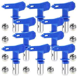 10 Pcs Spray Tips Reversible Spray Tip Airless Spray Nozzles for Airless Paint Spray Guns and Airless Sprayer Spraying Machine（213 313 315 413 515 517 521 523 619 623）