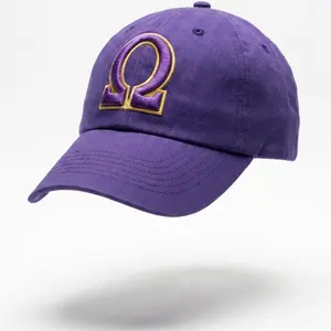 Omega Psi Phi - 3D Puff  Letter | Dad Hat