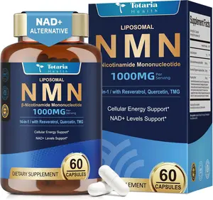 Liposomal NMN Supplement 1000mg - 14-in-1 NMN Resveratrol Complex with CoQ10, TMG, Quercetin, ALA and PQQ - Supports NAD Levels, Cellular Energy and Healthy Aging - cGMP Certified, Filler Free