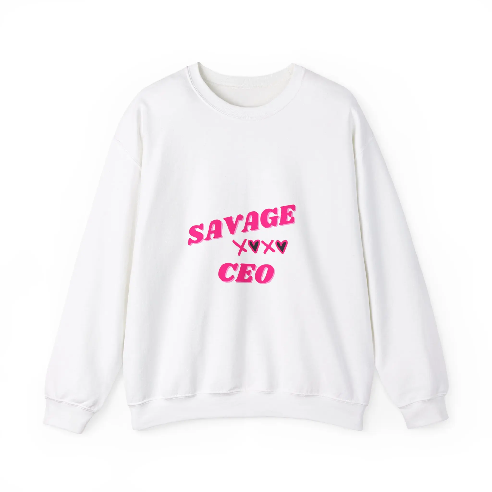 Savage CEO Sweatshirt, Boss Vibes Jumper, Entrepreneur Pullover, CEO Apparel, Unisex Crewneck
