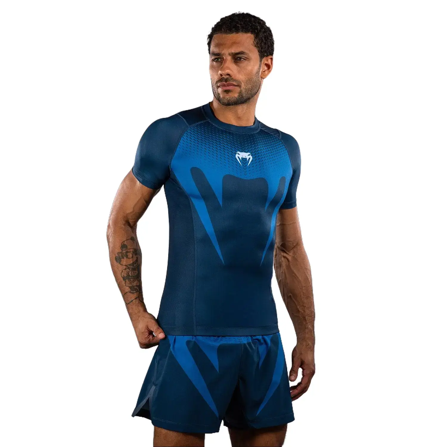 Venum No Gi Rashguards - Indigo Long Sleeve Tops for Sports & Outdoor Activities, Ibjjf Approved