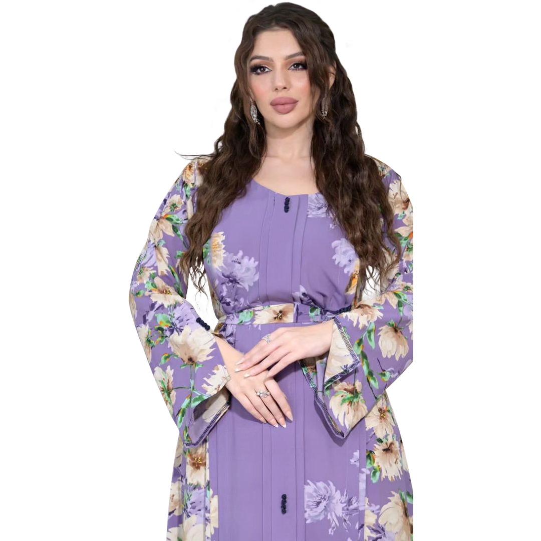 Elegant Muslim Maxi Dress – Modest Middle Eastern Fashion