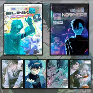 PIKPAKA A-Alien Stage Luka Game Cool Poster HD Sticky Waterproof Wall Art High Quality Print Aesthetic Home Living Bedroom Bathroom Hallway Decor Trendy Room Decoration Easy-To-Apply Gift Durable