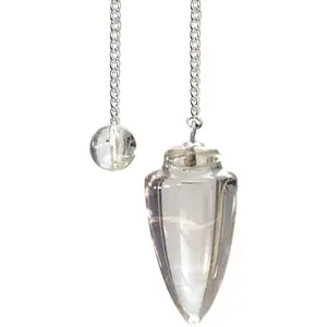 Clear Quartz Curved Pendulum