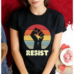 Resist & Protest Unisex T-Shirt, Comfortable All-Season Wear, Stylish & Meaningful Activism Apparel for Equality