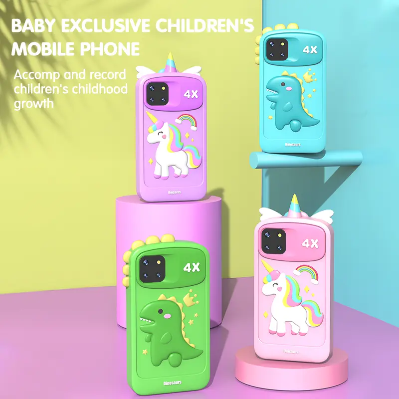 P1 Max Kids Smart Phone Toy, 48MP Dual Camera, Talking Panda, Hologram Projector, Educational Games