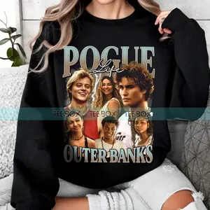 The Pogues Shirt, Pogue Life Outer Banks Characters Shirt, JJ John B Kie Pope Sarah Cleo P4L Shirt, OBX season 4 Cotton Shirt, Gift For Fan