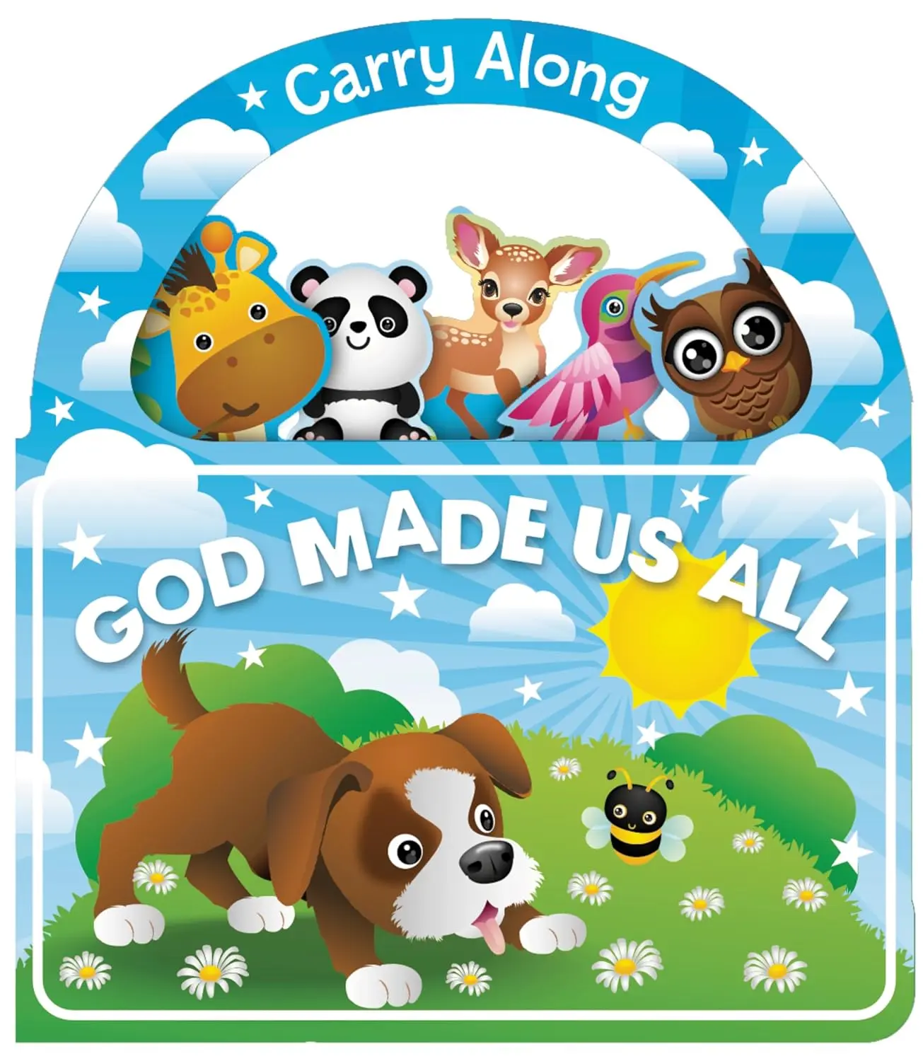 Car.. Carry Along: God Made Us All Board Book, Board Book Format for Children & Infants, Learning Books, Preschool Books