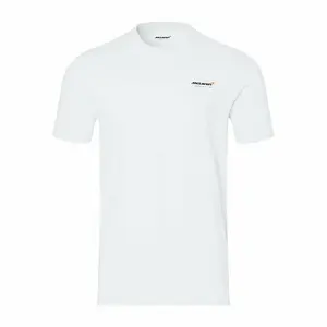 McLaren F1 Men's Core Essentials Small Logo T-Shirt -Black/Papaya/Storm Gray/White/Phantom