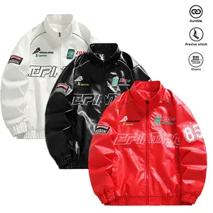 Jaquetas Masculinas Estilizadas para Corrida com Gráficos - Casaco Bomber de Motosport Retrô