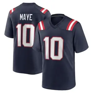 (Full Print Logo) Drake Maye #10 Jersey Shirt, America Football Jersey, Sport Clothing, Football Uniform, Jersey For Football Fans, Gift for him