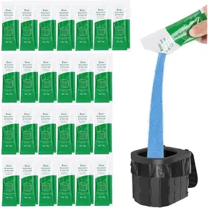 Portable Toilet Absorbent Gel Powder, Poo Gel for Camping Toilet Powder, Poo Urine Powder for Potty Bags, Poo Deodorizing Treatment for Outdoor Camping Hiking Emergency Toilet