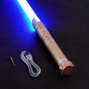 VEVOR Lightsaber 12 RGB Colors 41" Mute Sound Rechargeable Dueling Light Saber