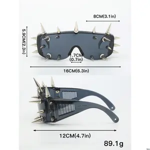 Props Dance Fashion Bar , Shape Exaggerated - Party 21pcs Rivet Decoration Glasses Nightclub Personality Performance